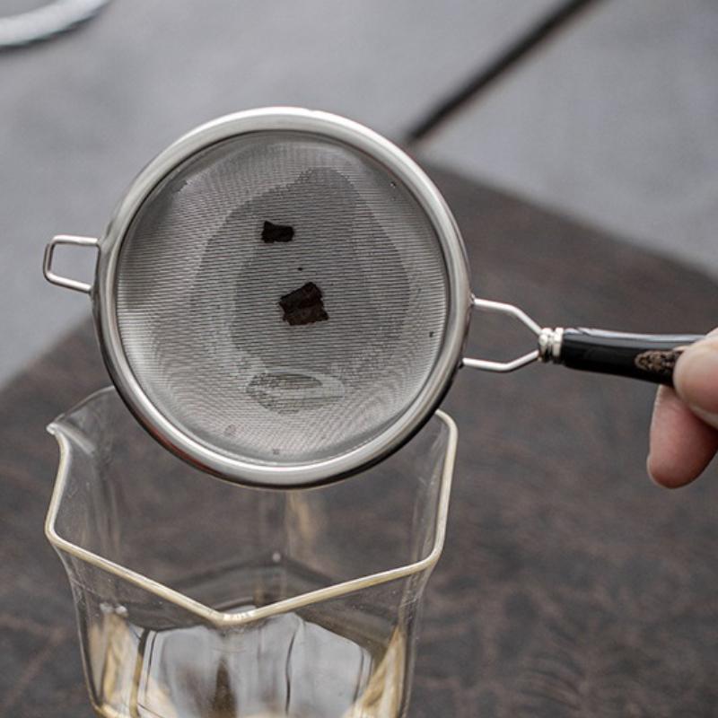 Długi uchwyt wielokrotnego użytku zaparzacz do herbaty ze stali nierdzewnej sitko do herbaty liściastej sitko do przypraw sitko do kawy filtr zabytkowe chińskie naczynia do herbaty