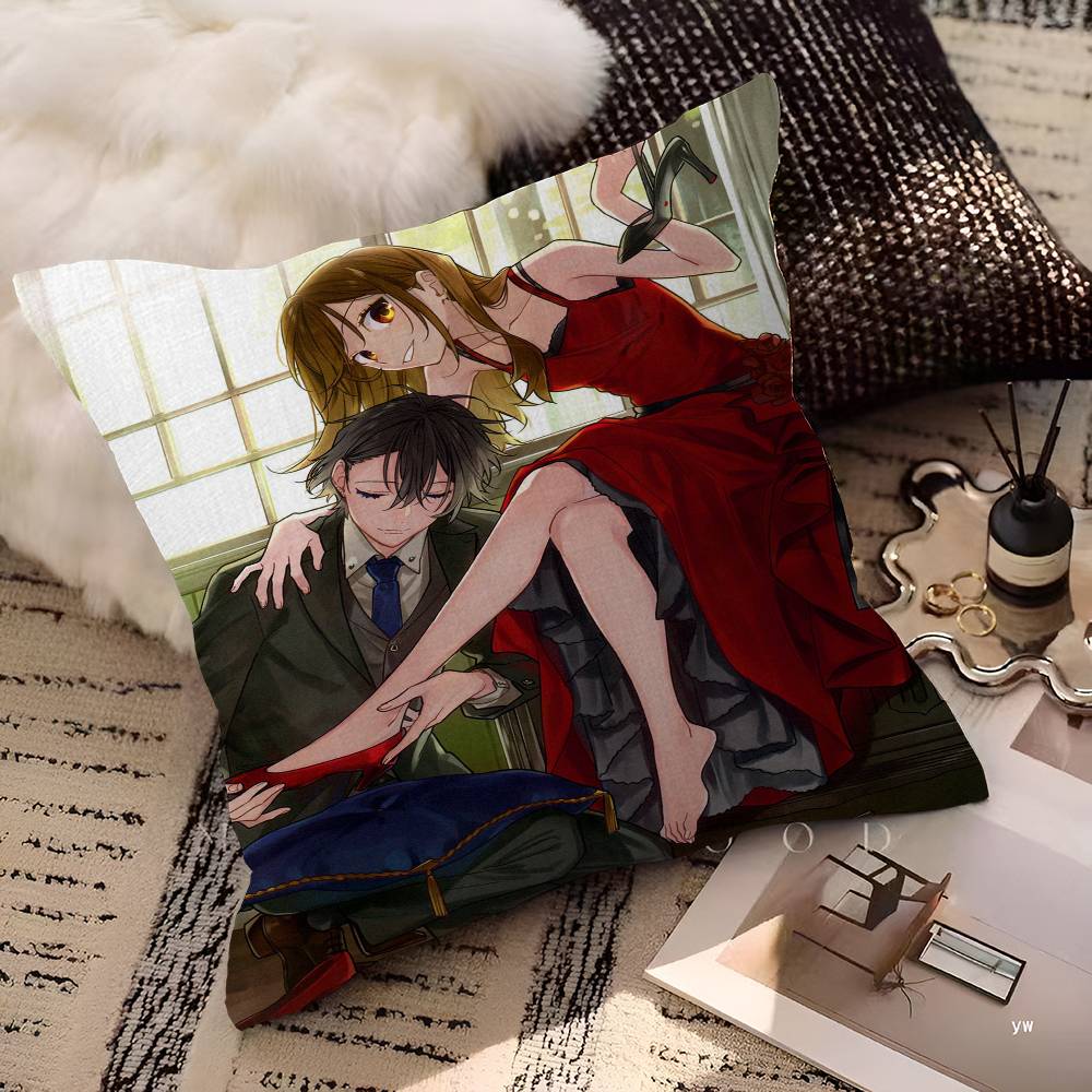 Anime Figure Horimiya Maple Design Cushion Cover Happy Autumn Harvest decor Holiday Decorati Pillow Cover