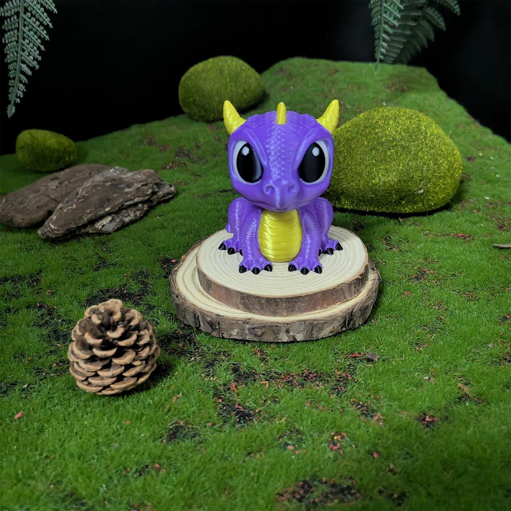 3D Printing Decorations For Cute Dragon Baby Toys