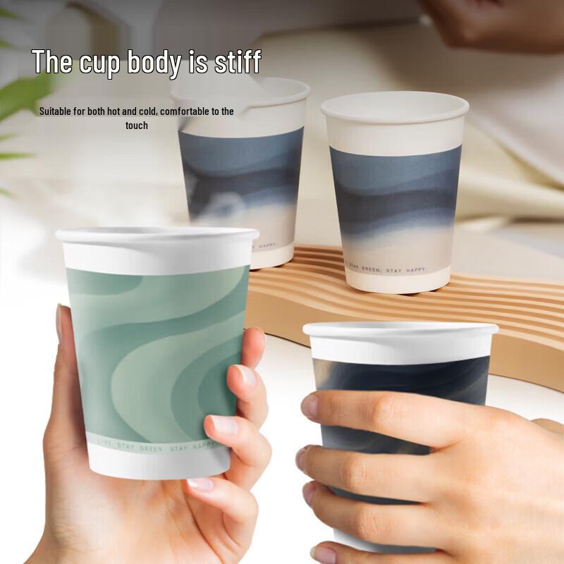 Deli Extra-Thick Gold Label Disposable Paper Cups