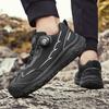 Men's Shoes Outdoor Rotating Buckle Hiking Shoes Men's Free Lace-up Breathable Travel Leisure Hiking Shoes