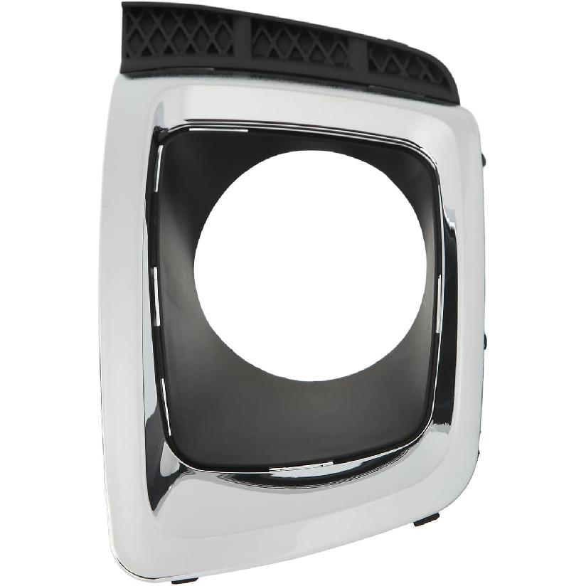 Passenger Side Fog Light Bezel For 2014-2018 Subaru Forester, 2.0 Turbo Models Chrome, Made Of ABS SU1039107 57731SG080(Right)