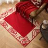 Red New Year Festive Mat Entry Door Mat Entry Door Mat Indoor Entrance Mat Housewarming Carpet