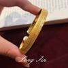 Xu Engraved Soft Light Bracelet Persimmon Pattern Auspicious Cloud Pattern Closed Opening Light Luxury Bracelet Live Broadcast Special Supply