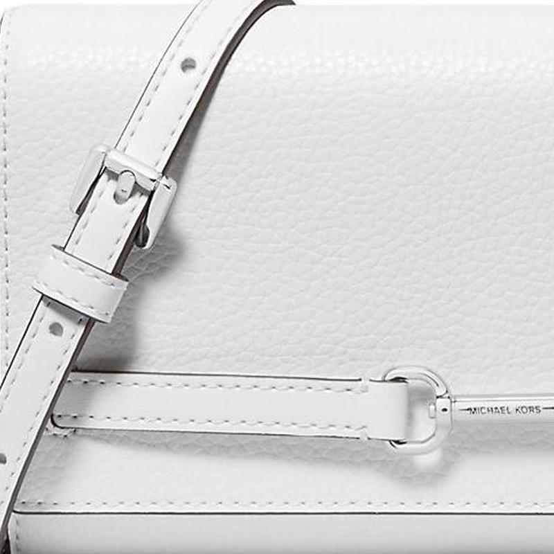 Michael Kors MK Carson Large Crossbody Bag Women Bags White 35S5S2ZC7L-OPTICWHITE