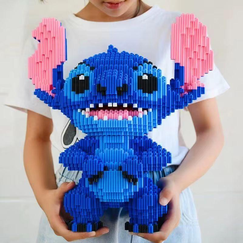New In Stock  Building Block Stitch Giant Stitzer Assembly Toy Children'S Birthday Gift Puzzle Desktop Decoration