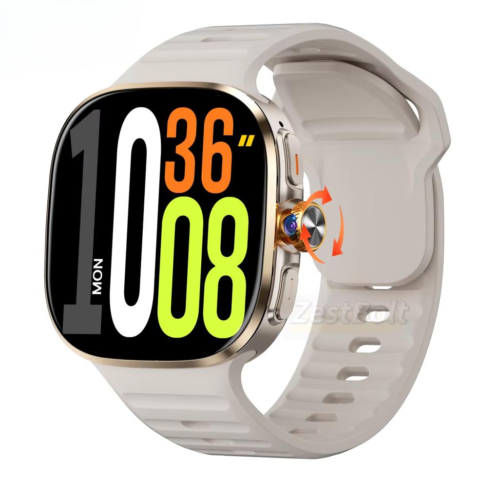 Nowy Smartwatch M99 Wersja Komórkowa 5G 2,4-calowy Amoled Większy Ekran Zegarek Smart Android z Obrotową Kamerą Gniazdo Karty SIM WIFI