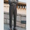 Herren Casual Wollhose mit hohem Bund - Warm, vielseitig und perfekt für den britischen Herbst und Winter.