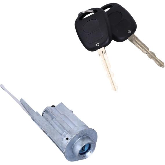 

Ignition Lock Cylinder with 2 Keys 69052-34040, 89703-33070 Ignition Switch Cylinder Lock Compatible for Lexus LX470 2003-2005 for Toyota 4Runner