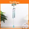 Bird Garden Wind Chime With Handcrafted Metal And Glass For Garden Patio Decor