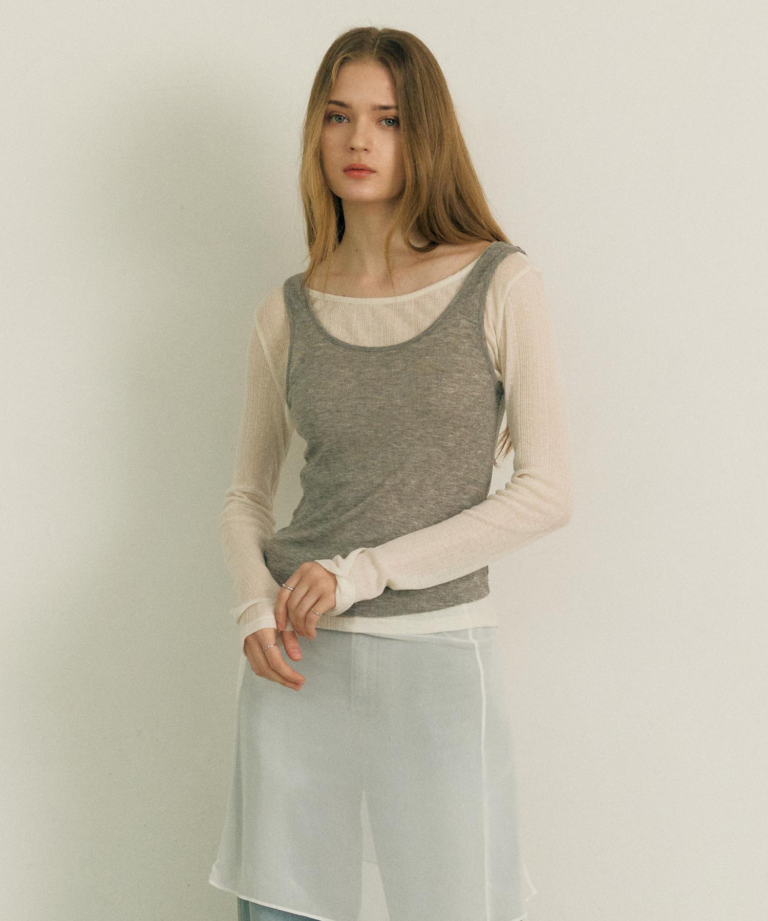 Ost Kaka Essential Wool Tencel Twin Set Ivory Free/Free