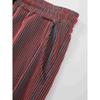 Men's Pleated Wide Leg Pants Casual Elastic Waist Drawstring Loose Trousers For Streetwear