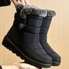 Boots Woman Fashion Winter Boots Women Winter Shoes Women's Snow Boots With Fur Super Warm Footwear Low Heels Middle Botas Mujer