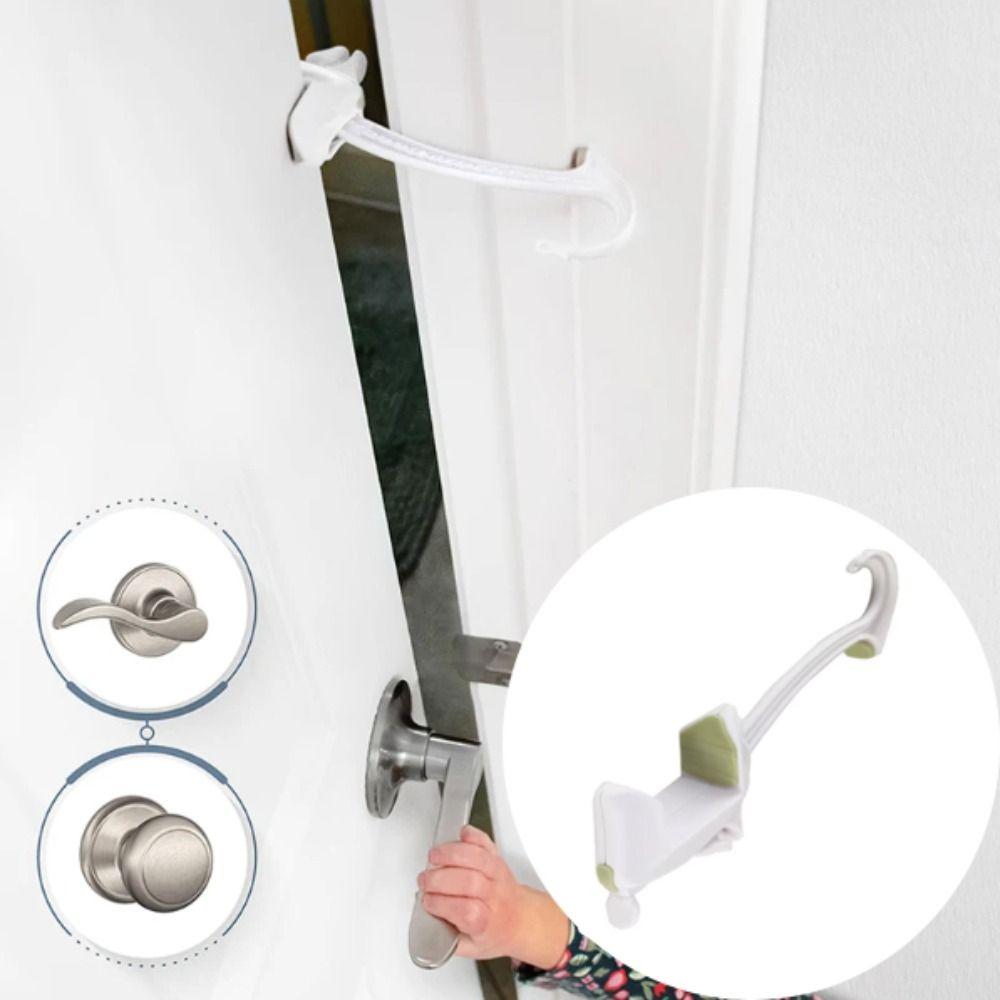 Easy To Install Child Proof Door Stop Anti-Pinch Door Lock Baby Safety Door Lock  Door Knobs