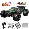 1:16 85KM/H Lub 50KM/H Samochód RC 4WD Z Zdalnym Sterowaniem LED Samochody Duża Prędkość Drift Monster 4x4 Ciężarówka dla Dzieci vs Wltoys 124017 Zabawki