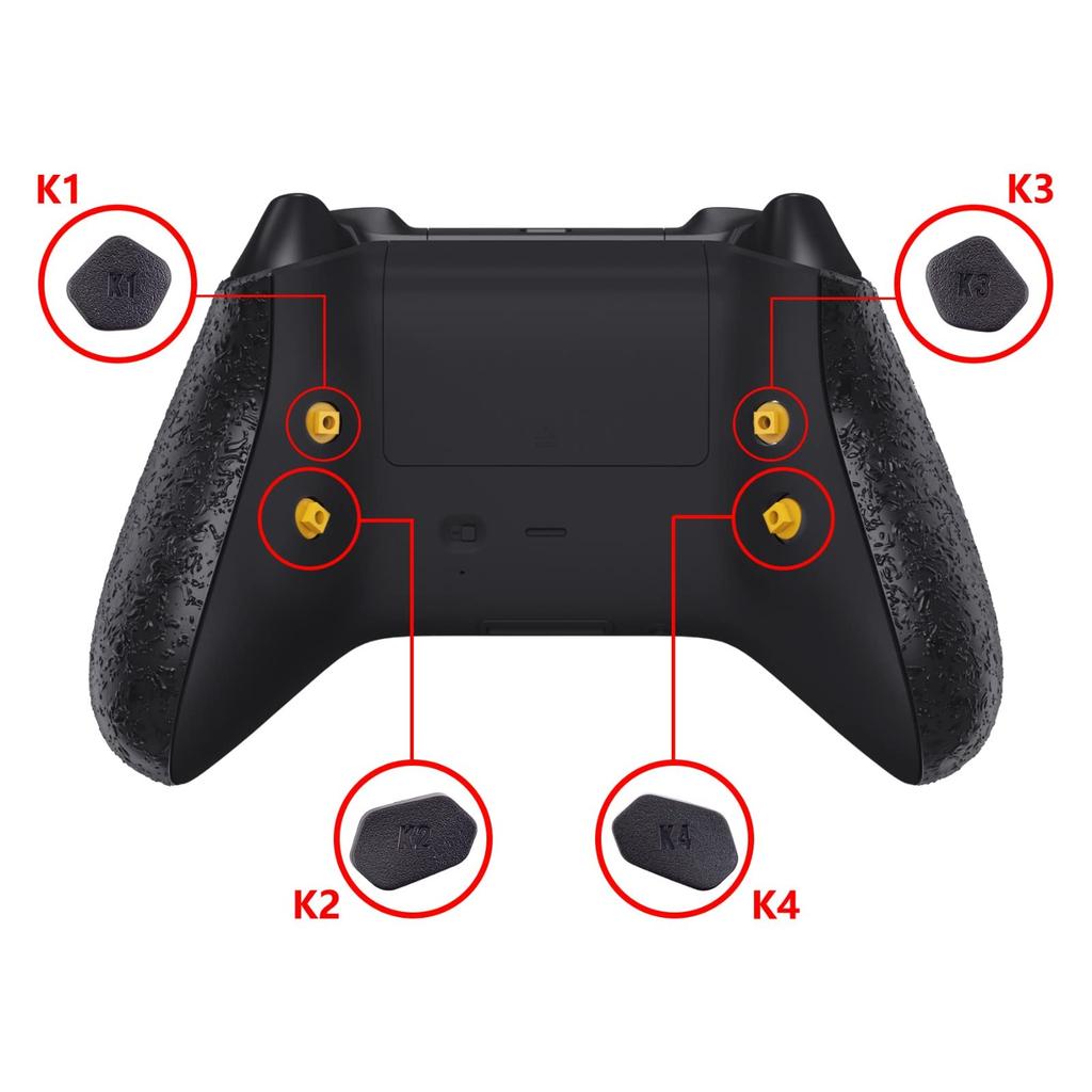 eXtremeRate Programmable Remap Kit for Xbox Series Upgrade Board for Xbox Core Controller with Redesigned Back Side and Rear Buttons X/S Controllers,