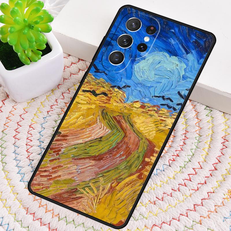 Van Gogh Oil Painting TPU Phone Case For Samsung Galaxy note 10 pro S26 S25 S24 S23 S22 Ultra Plus S21 FE S20 Shockproof Cover