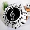 Black White Piano Keys Umbrella Automatic Open/close, Sturdy Iron Frame & 8-Rib Struct, Umbrella for Women & Men, Christmas Gift