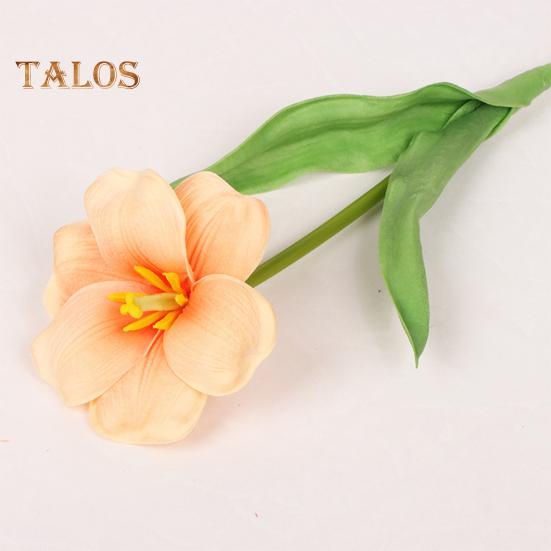 Simulated Tulips Bouquet Realistic Fake Flowers Home Decor Artificial Tulip Arrangement with Bendable Stems