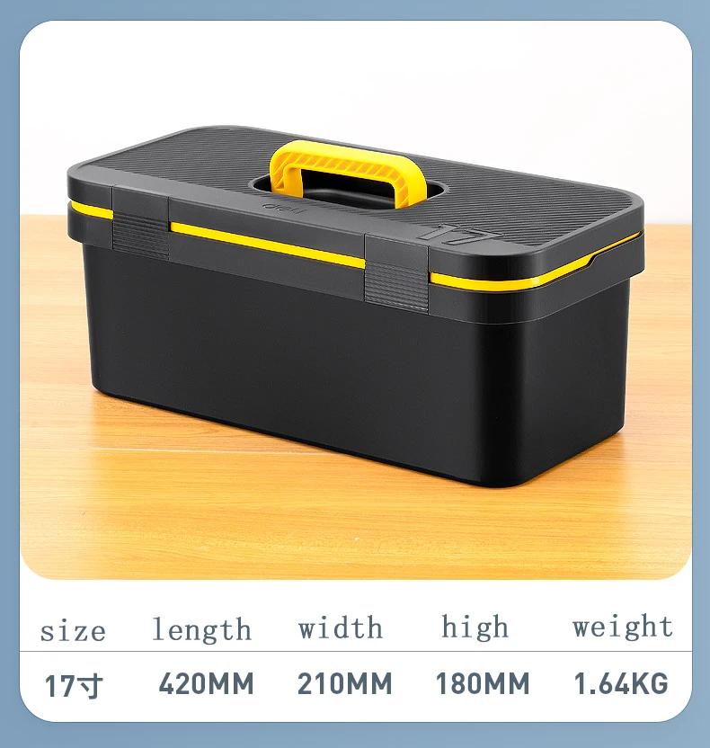 Hardware Electrical Tool Storage Box Large Capacity Double-layer Tool Case Industrial Grade Tool Organizer