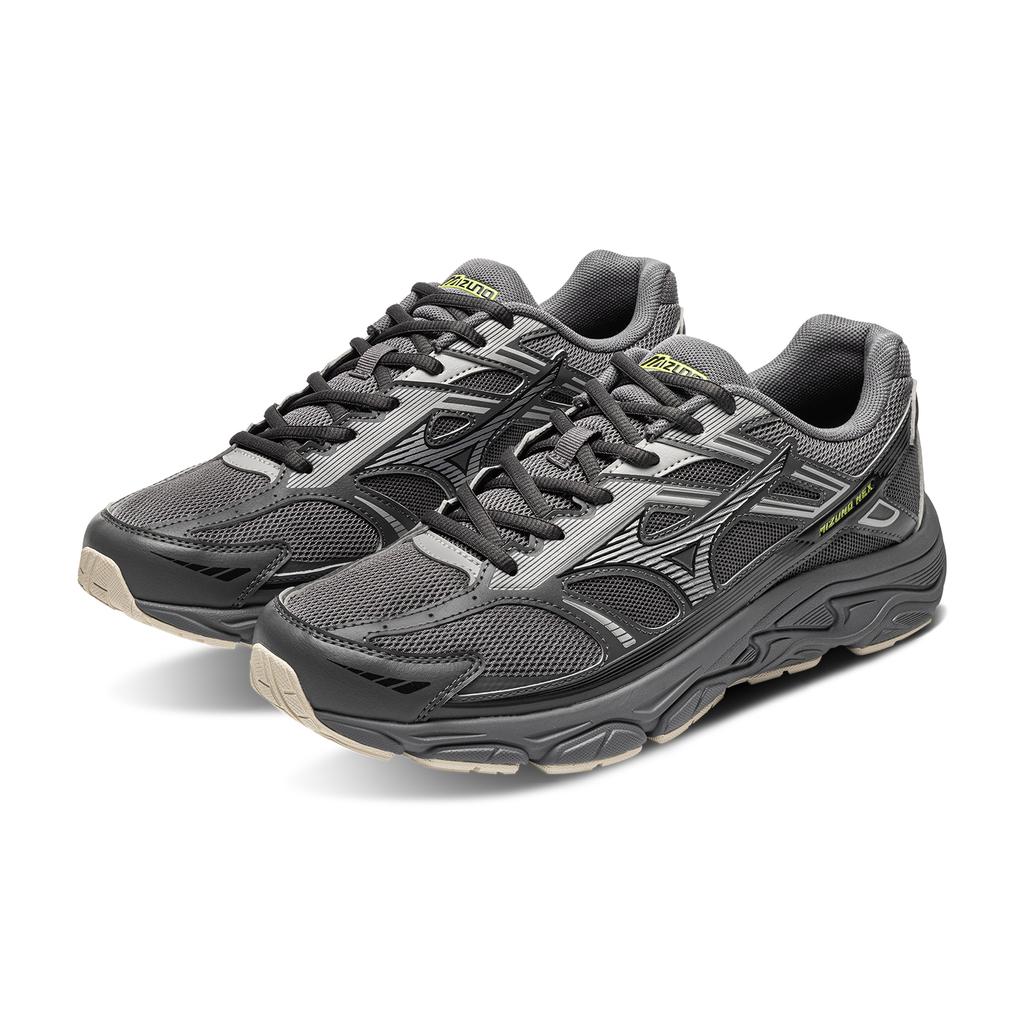 Mizuno Nex Lightweight Outdoor Retro Trail Running Shoes Fashion Trend Grip Durable Comfortable Breathable Low Top Unisex Sneaker Gray D1GH262406