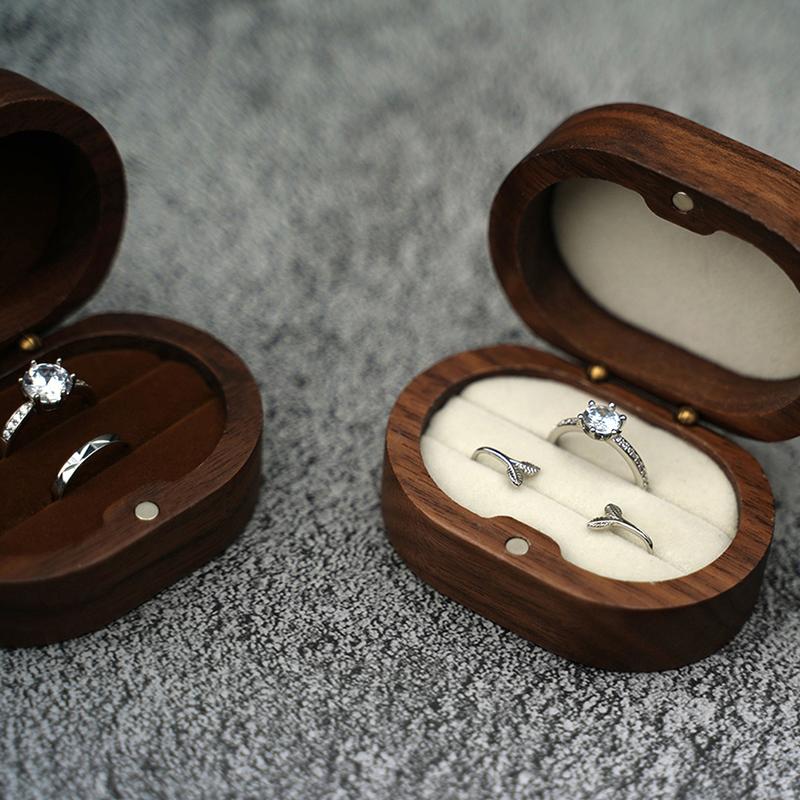 Rustic Wedding Ring Box Wedding Valentine Engagement Anniversary Ring Holder