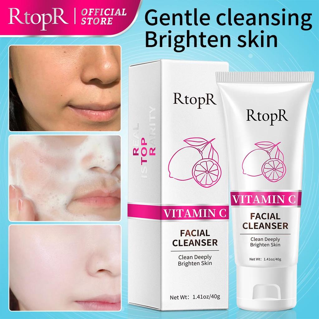 VC Facial Cleanser Deep Cleansing Exfoliating Moisturizing And Brightening The Complexion The Skin Is Clean And Smooth