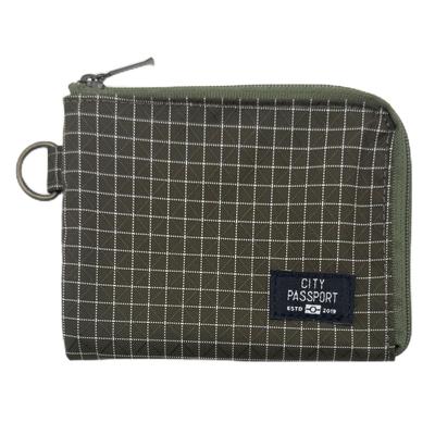 Lightweight Tsunouga Lip CITYPASSPORT Wallet, Perfect for Outdoor Activities. Perfect for Pass and Coin Cases. (Khaki)