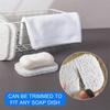 4Pcs Soap Saver Draining Lift Pad Self Draining Soap Bar Holder Nonslip Soap Dish Tray Shower And Bath Cleaning Sponge Holder