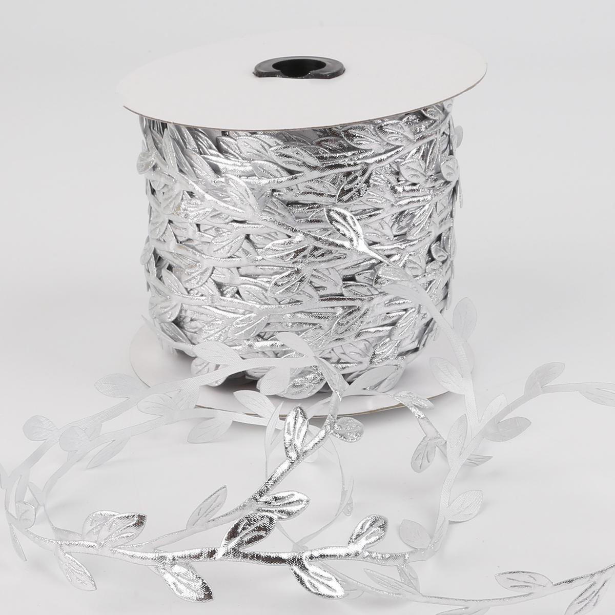 

Красочные полиэфирные ткани листья кружевные украшения ручной работы DIY декоративный макет аксессуары для дома 3cm 10m/bag