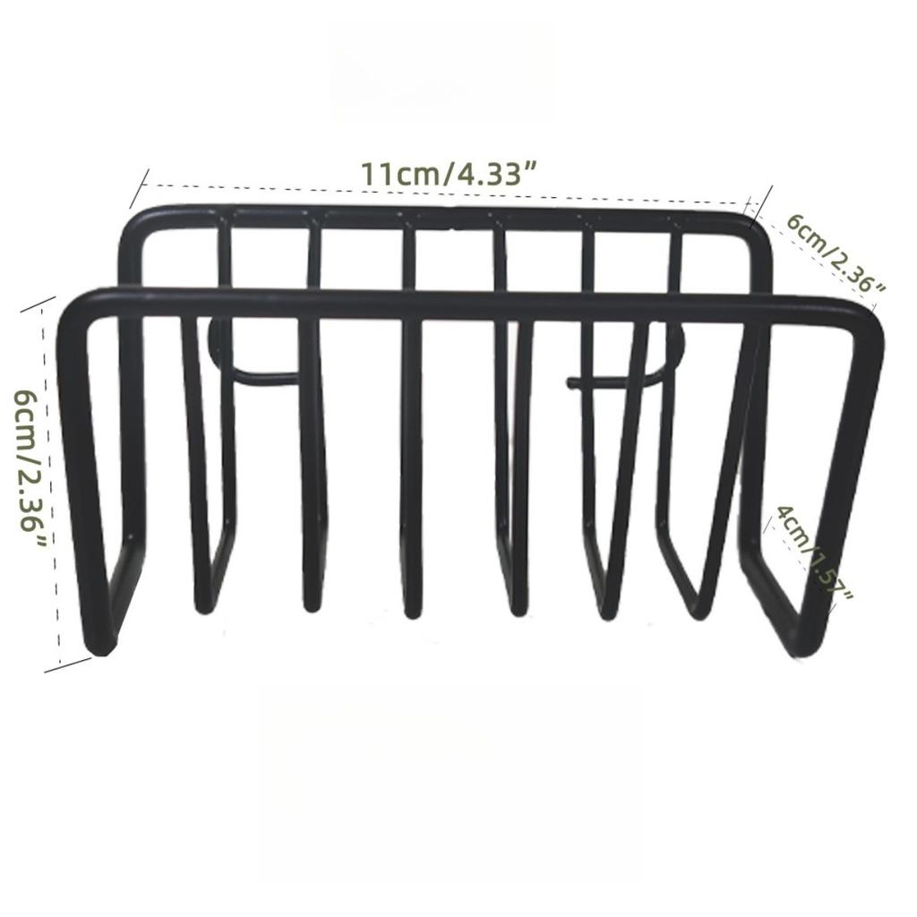 1PC Metal Sponge Rack with Suction Cups Sink Drain Storage Shelf for Wire Ball Kitchen Organizer Kitchen Accessories Organizer