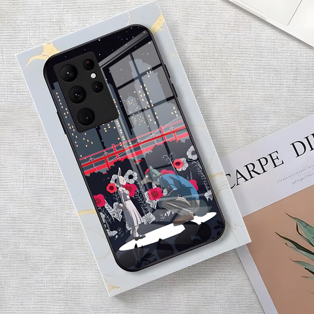 Anime BEASTARS Handyhülle Für Samsung S26 S25 Edge Ultra S23 S22 S21 S20 Plus S24 Fe Glas Hülle