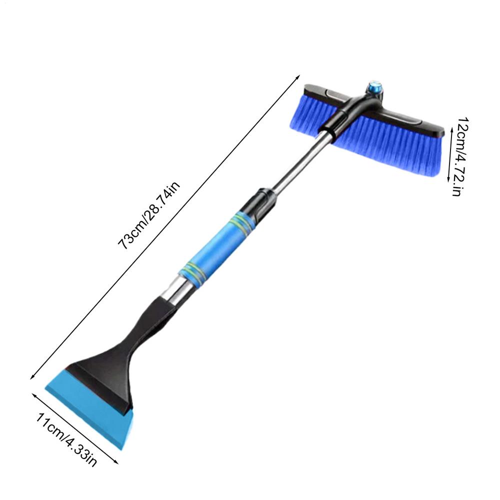 Ice Scrapers for Car Windshield Ergonomic Telescopic Detachable Automotive Window Cleaning Shovel for Vehicle Truck SUV Window