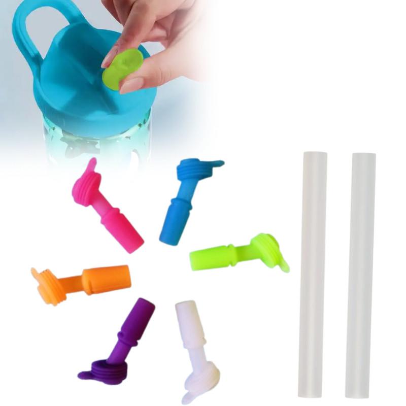 Camelbak Thrive Kids vannflasketut silikon støvdeksel med sugerørserstatning for reise og skole