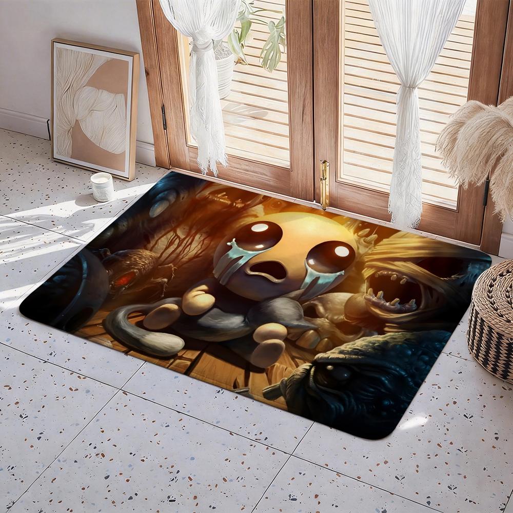 Tappetino da gioco The Binding of Isaac Tappetino ecologico in flanella Tappetino per porta antiscivolo inodore Tappeto per pavimenti interni Morbido tappeto corto in peluche per la casa