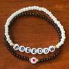 Freedom Bracelets Beaded Memorial Wristband Elastic Turning Point Patriotic Bracelets for Men Women Kids Commemorative Events