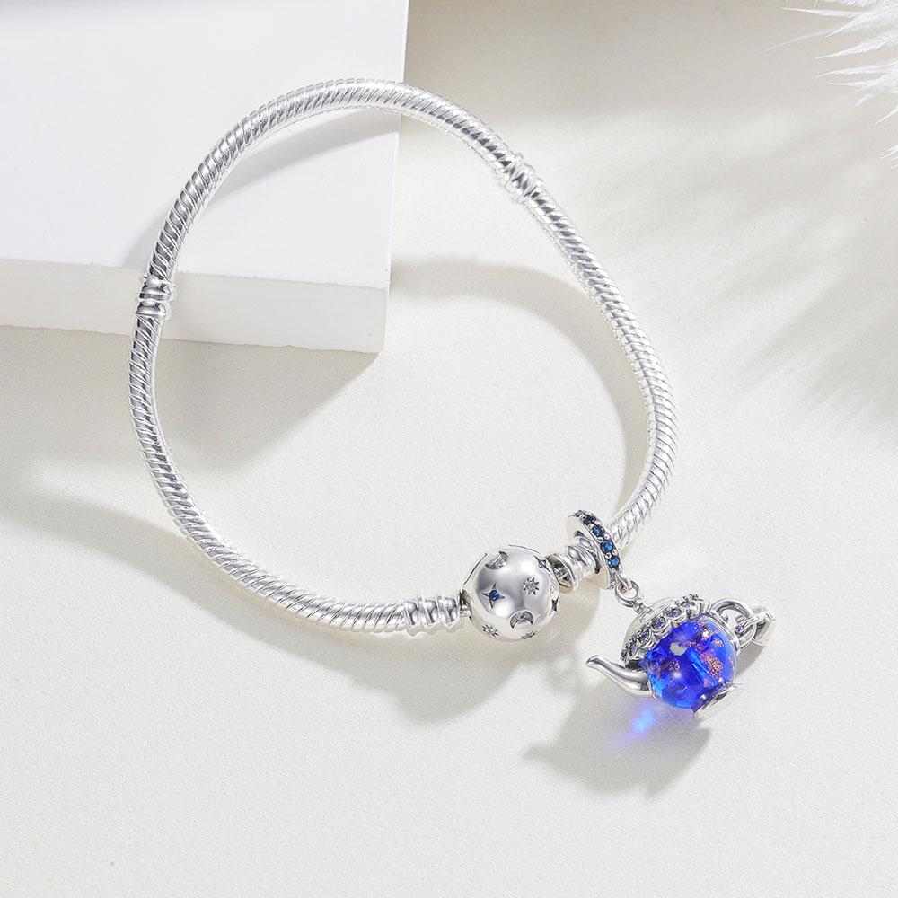 Copper Luminous Glass Charm Beads Are Suitable For Original Bracelet Diy Jewelry Making Design Women'S Gifts