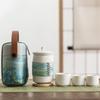 Chaxun Portable Ceramic Travel Tea Set with Filter Cup