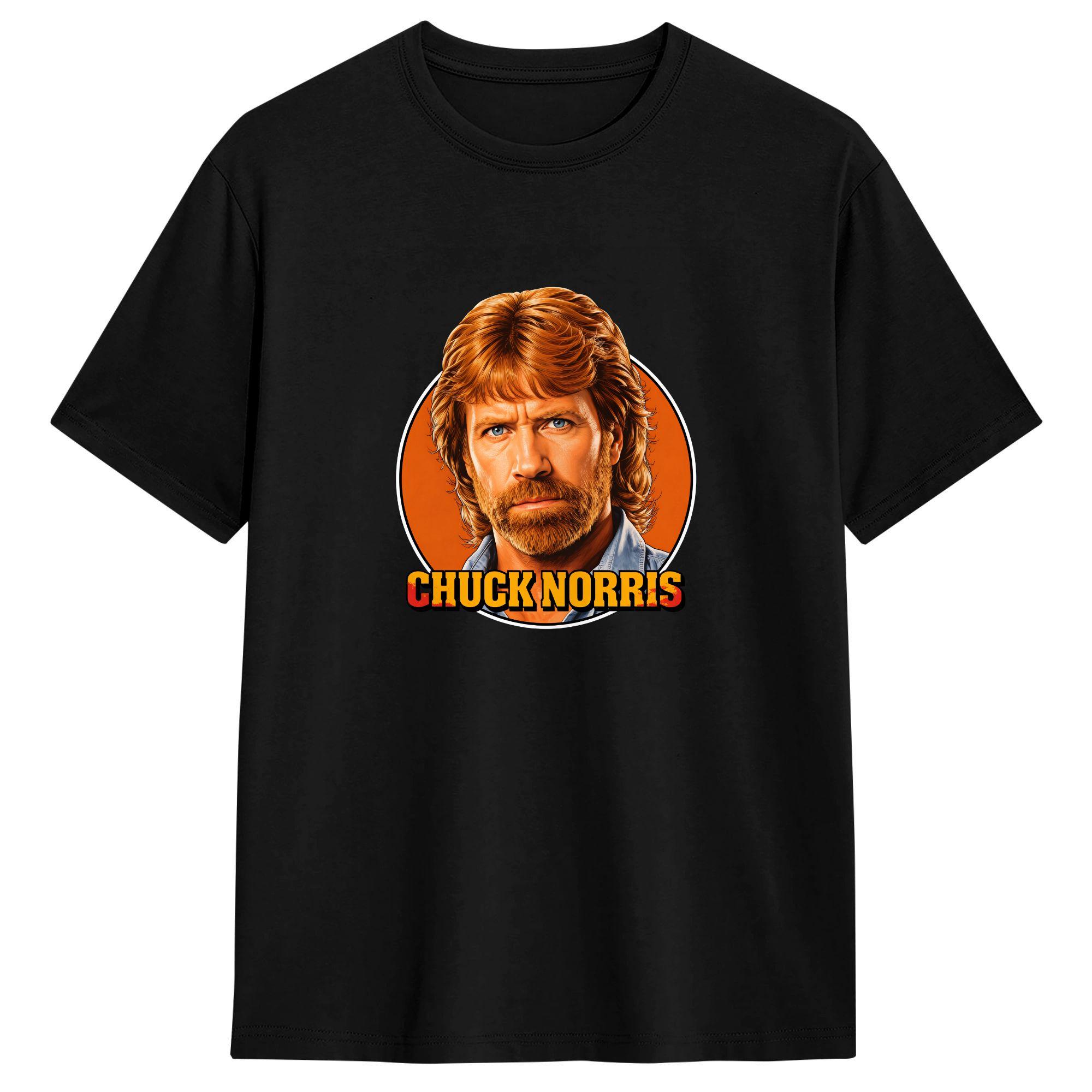 Chuck Norris TShirt Hipster TShirts ShortSleeved Classic Tops Summer Cotton 4XL 5XL 6XL Tees S
