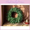 New Christmas Wreath Door Hanging 50/60cm Green Pe Mixed Leaf Snowflake Decor