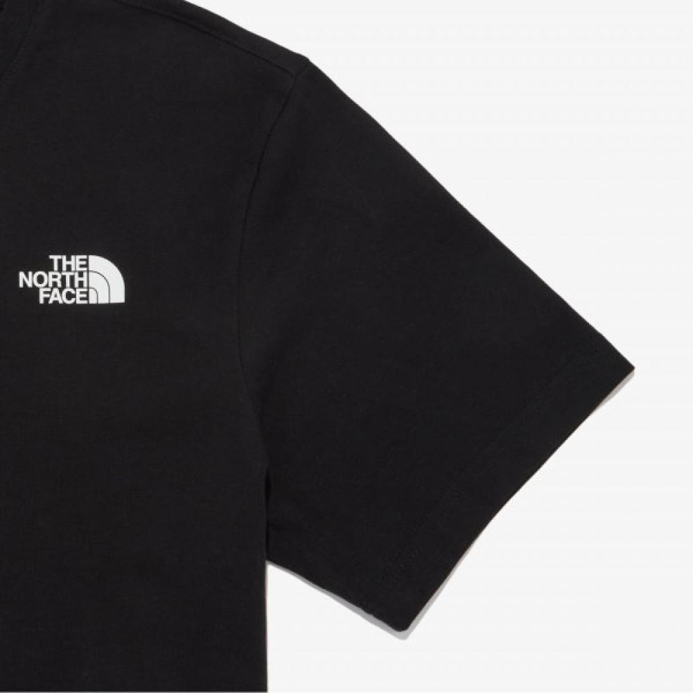 The North Face Men S CoTTon baSic ShorT Sleeve T ShirT Black nT7ur08a
