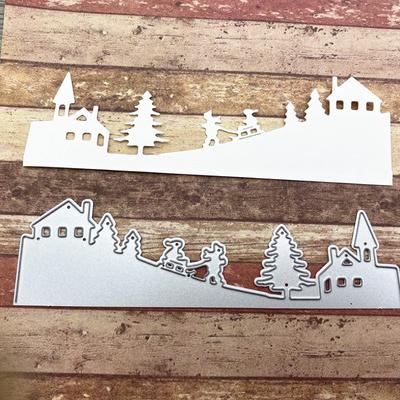 Christmas House Metal Cutting Dies DIY Scrapbook Paper Cards Embossing Craft Die Cut Handmade Craft