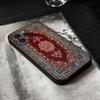 Persian Carpet Phone Case For Iphone 16 15 11 13 14 Pro Max 7 8 Plus X Xr Xs Max 12mini Black Shell Cover Case