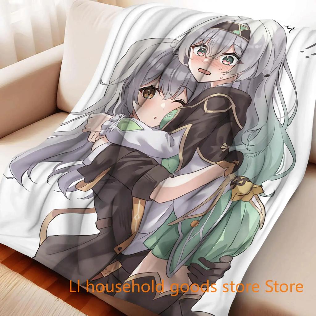 Ultra Soft Anime Flannel Throw Blanket for Cozy Relaxation Perfect for Watching TV or Sleeping