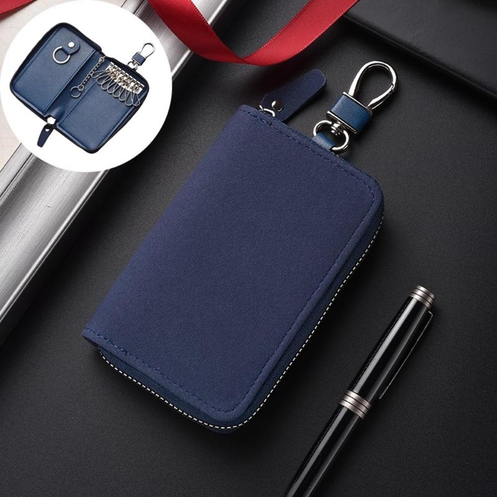 Large Capacity Car Key Wallet Fashion Housekeeper Key Case Portable Mini Card Bag Men Women