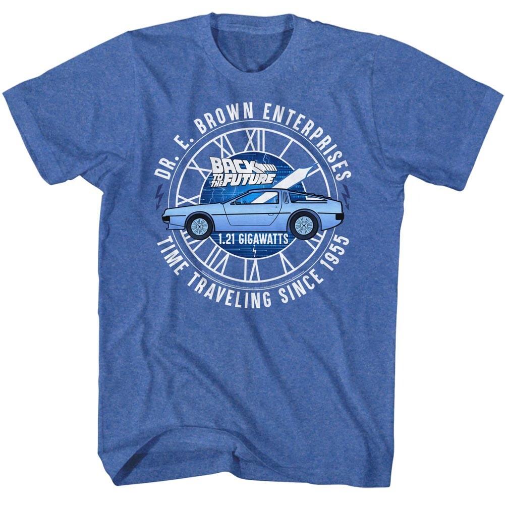 Back To The Future Movie Dr E Brown Time Traveling Since 1955 Men T Shirt M