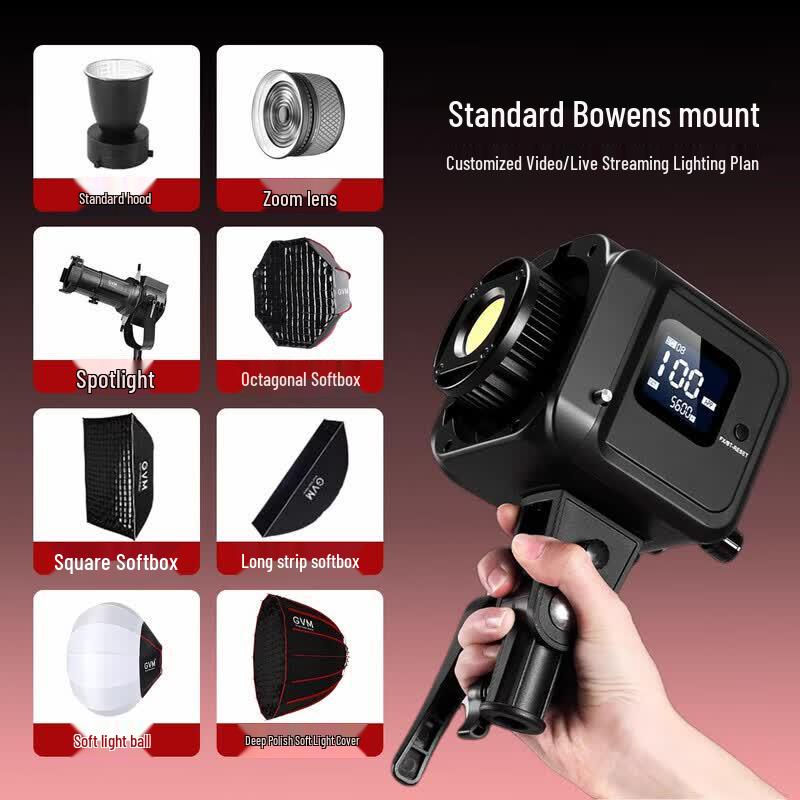 GVM SD80D RGB Bi-Color LED Video Light
