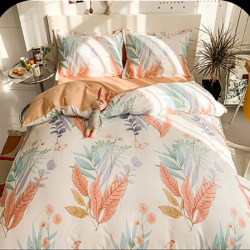 

Grace Floral 90% Cotton 4-Piece Bedding Set