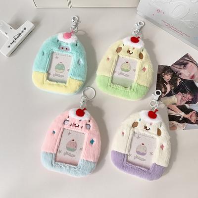 Cute Plush Kawaii Photocard Holder Kpop Idol Card Holder Bags Creative Photo Sleeves Id Credit Card Holder Students Stationery