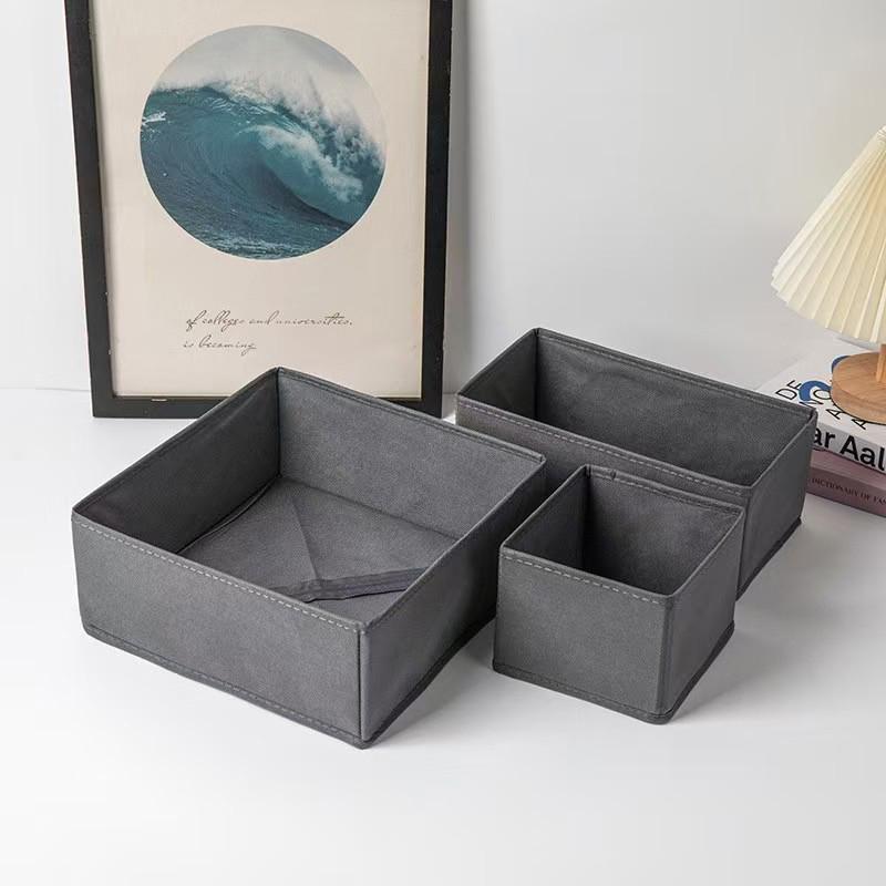 Clothes Organizer Storage Box Underwear Bra Socks Cabinet Drawer Organizer T-Shirt Storage Basket Wardrobe Storage Organizers